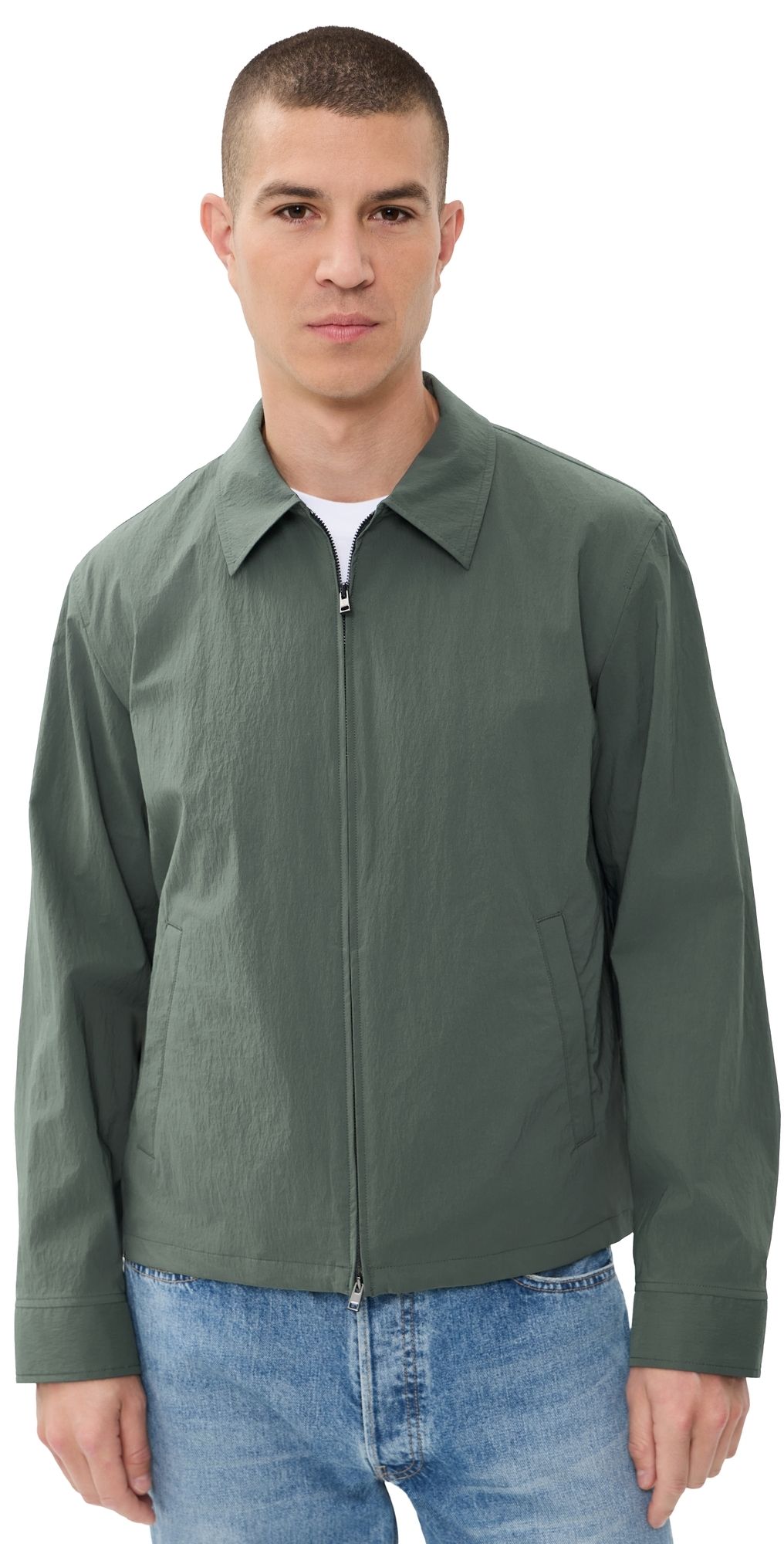 Theory City Zip Jacket Pine Grove S