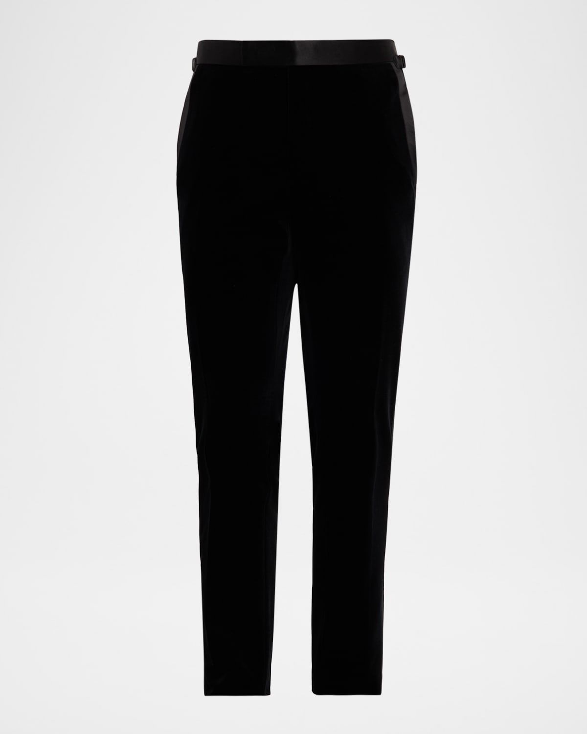 Men & apos;s Shelton Velvet Tuxedo Stripe Formal Pants