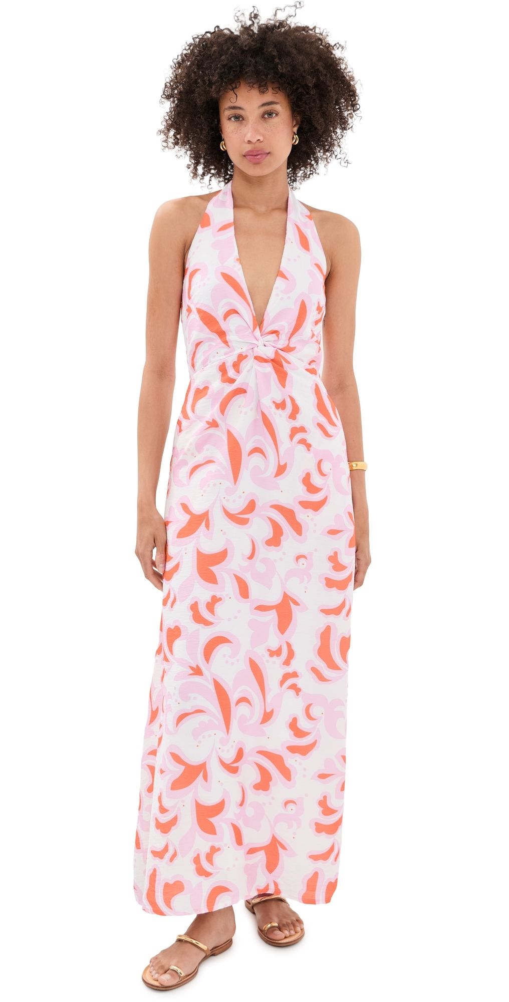 Seven Wonders Saga Maxi Dress Molly Pink/Orange XL