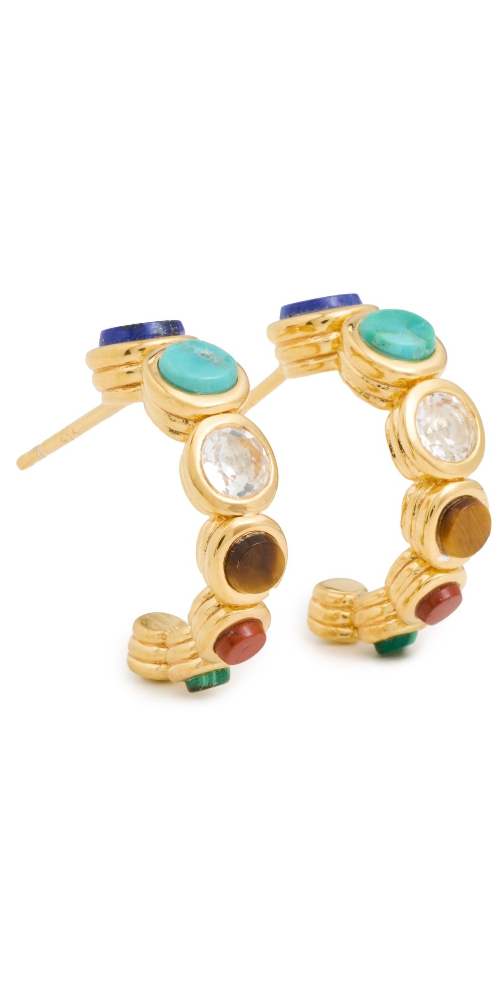 Dévé Theorie des Couleurs Earrings Gold Vermeil One Size