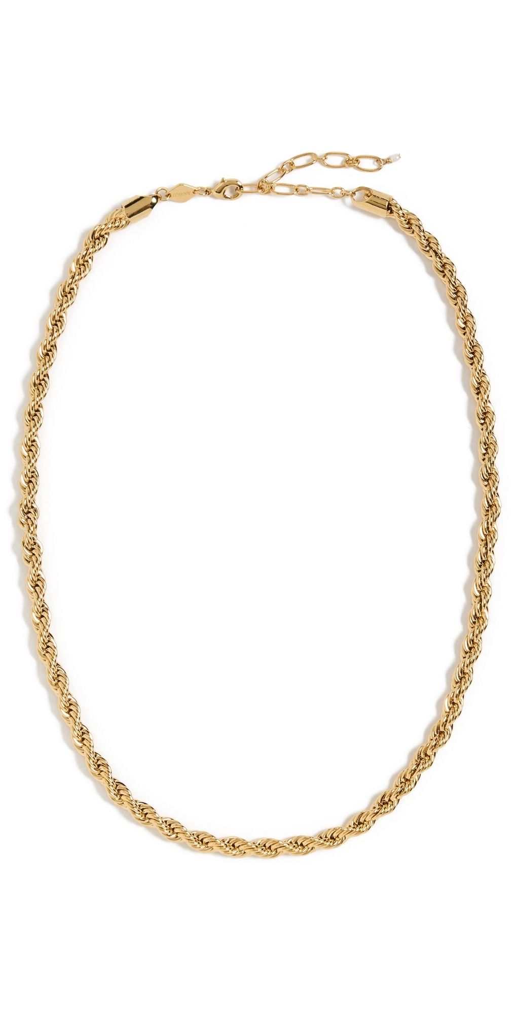 Anni Lu Golden Rope Necklace Gold One Size