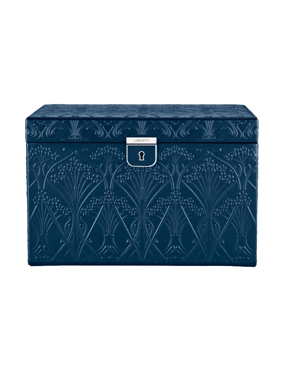 Wolf Wolf x Liberty Large Jewelry Box - Navy