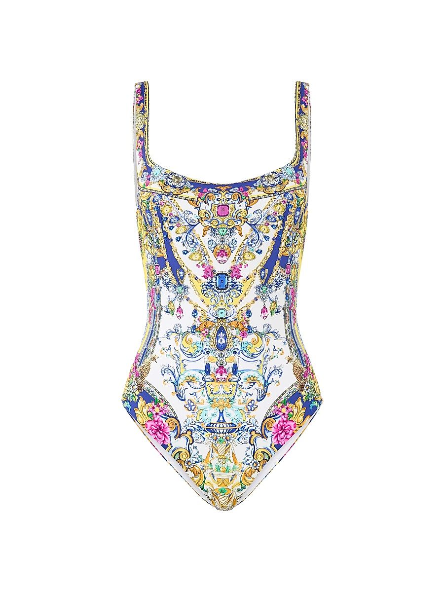 Women's Espana Nirvana Underwire Square Neck One-Piece Swimsuit - Espana Nirvana - Size Large