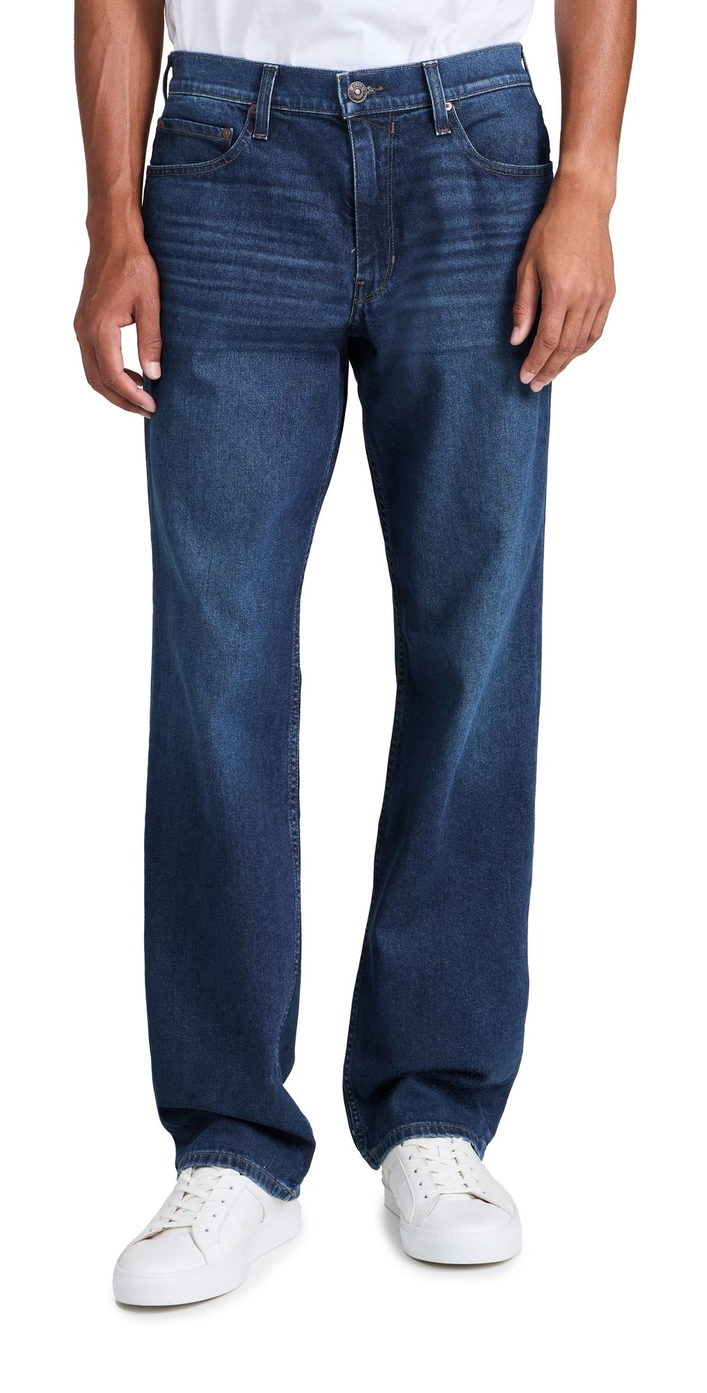 PAIGE Exclusive Doheny Relaxed Straight Jeans Trider 36