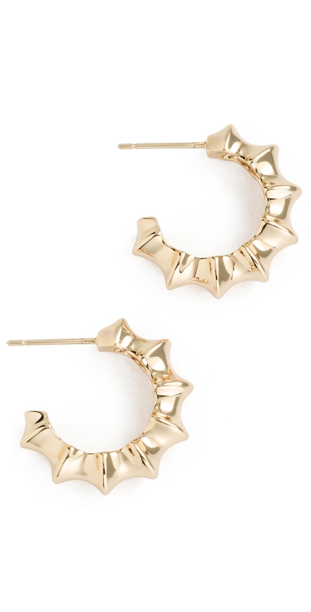 Jennifer Fisher Murphy Huggies Yellow Gold One Size