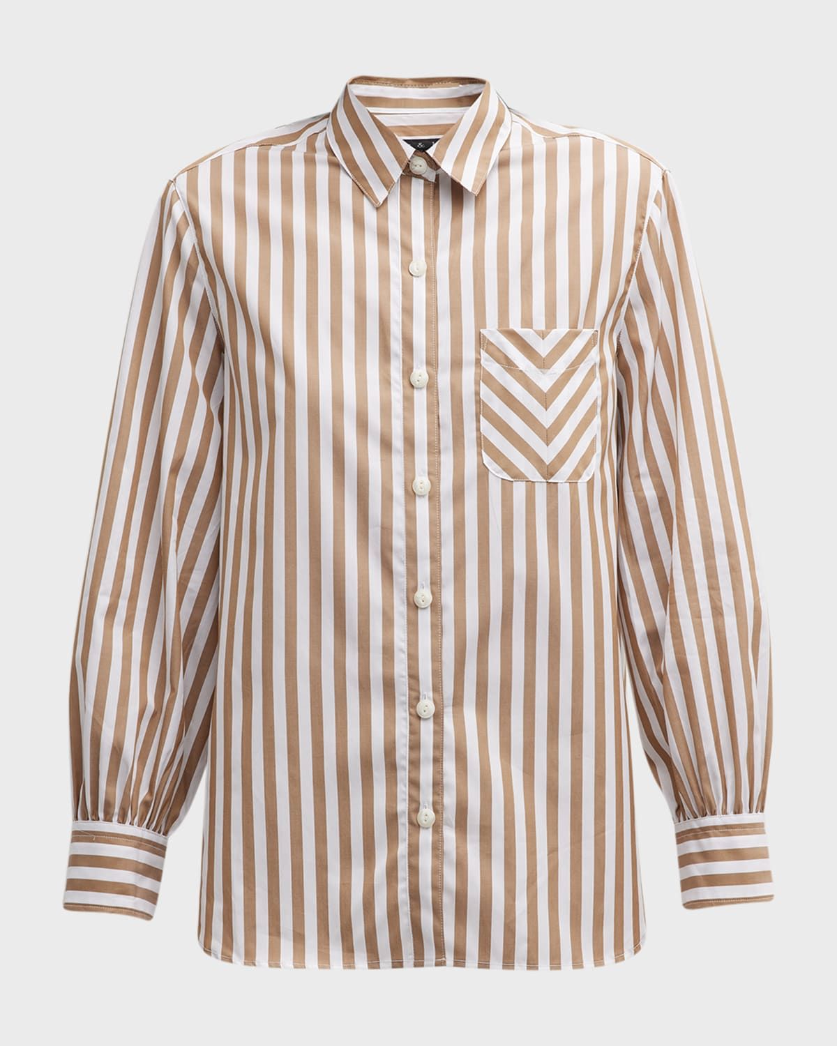 Maxine Striped Button-Front Shirt