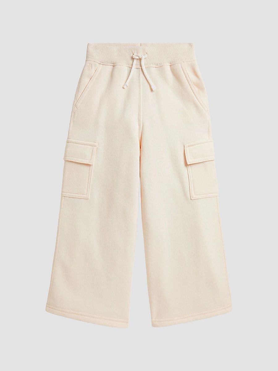 Polo Ralph Lauren Girl's Little Girl's & Girl's Cargo Sweatpants - Estate Cream - Size 6