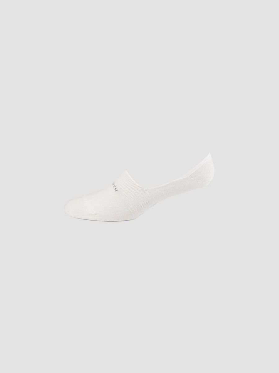 Marcoliani Invisible Socks - White