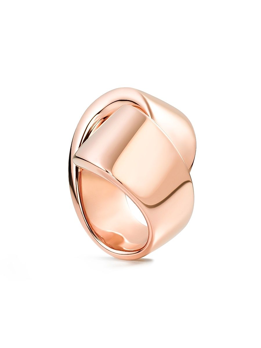 Women's Abraccio 18K Rose Gold Ring - Size 5.25