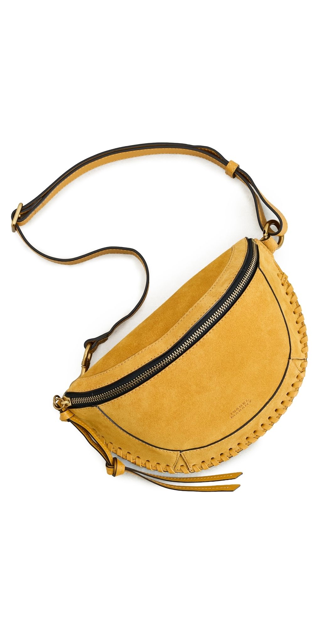 Isabel Marant Skano Suede Waist Bag Saffron One Size