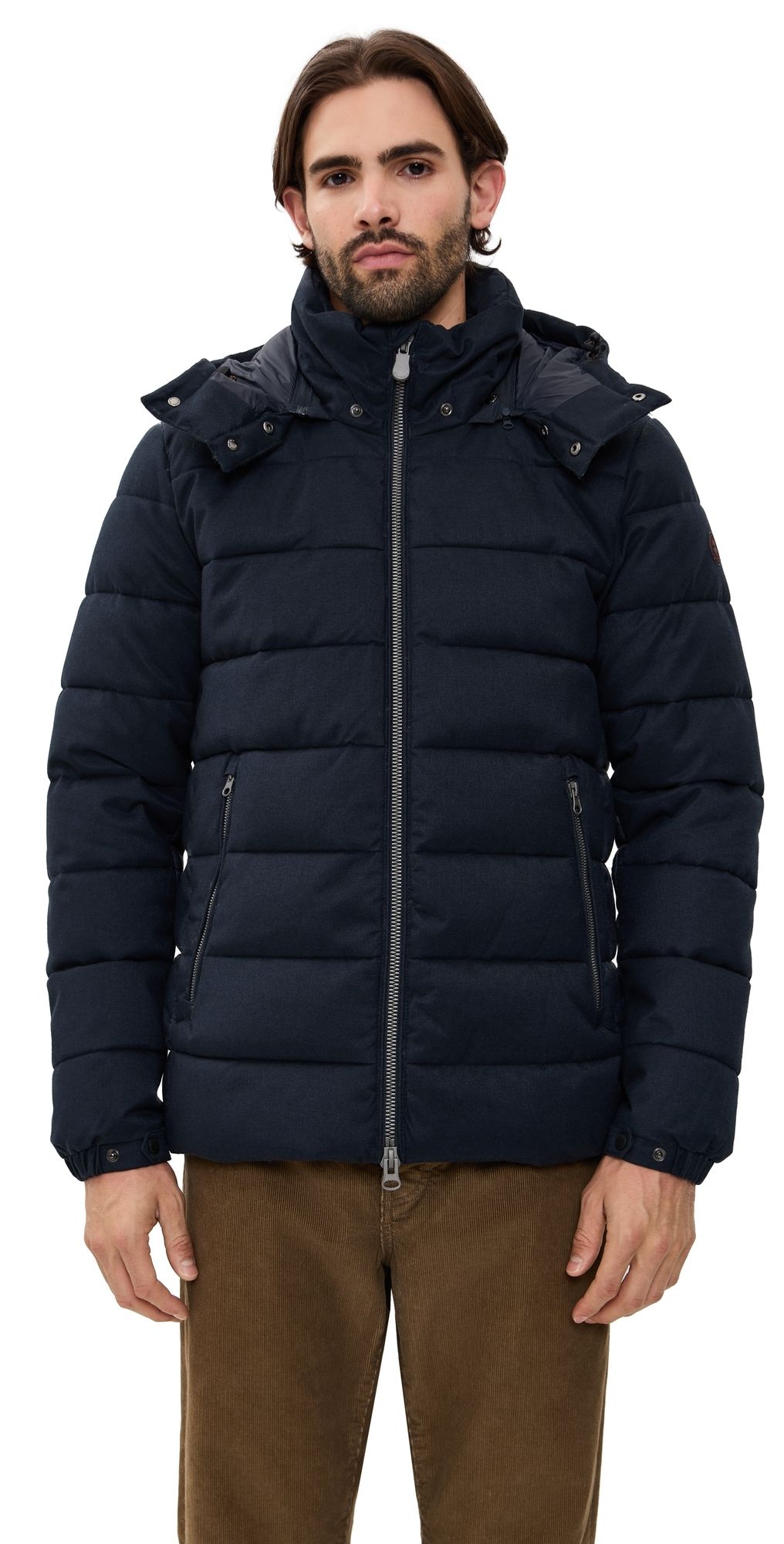 Save The Duck Constantin Wool Jacket Navy Blue Melange L