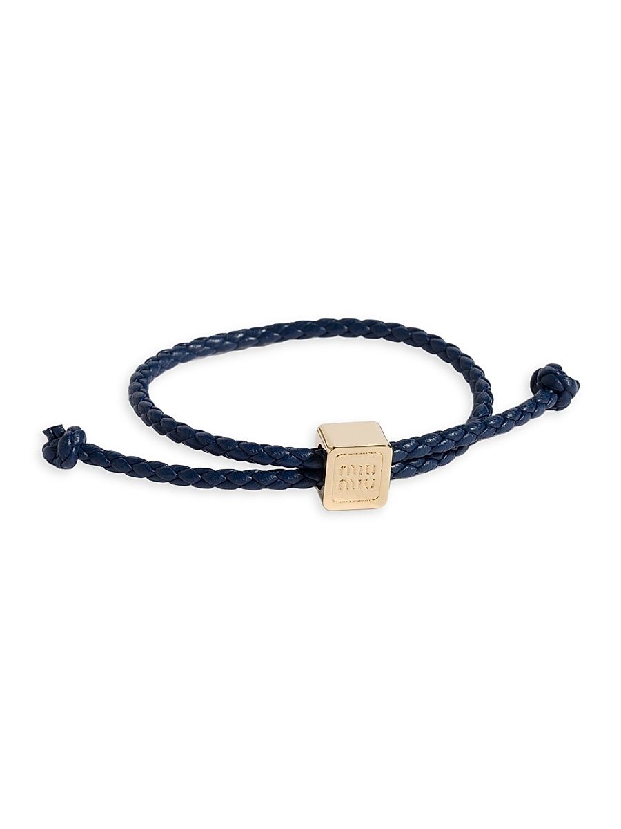Women's Leather Bracelet - Dark Blue