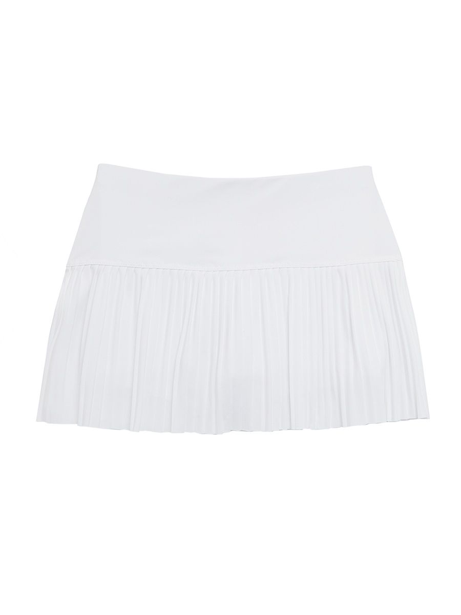 Little Girl's & Girl's Essentials Pleated Skirt - White - Size 10