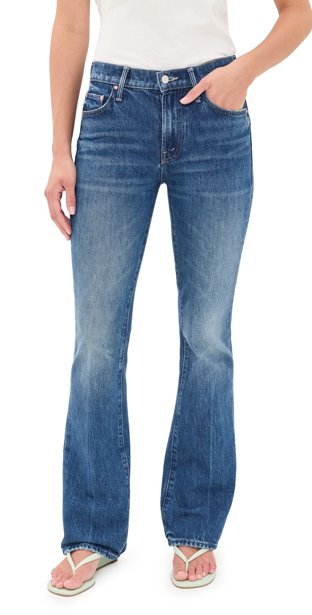MOTHER The Outsider Sneak Jeans Call Me Wild 29