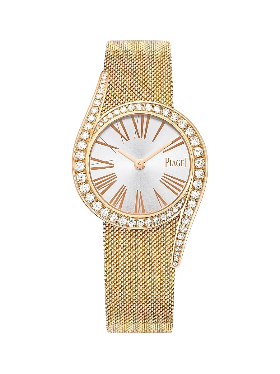 Women's Limelight Gala 18K Rose Gold & Diamond Mesh Bracelet Watch