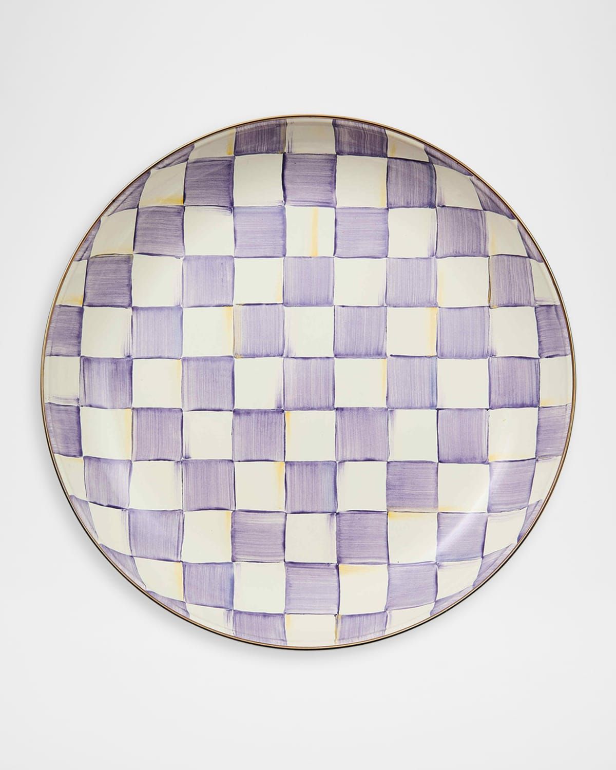 Violet Check Abundant Bowl