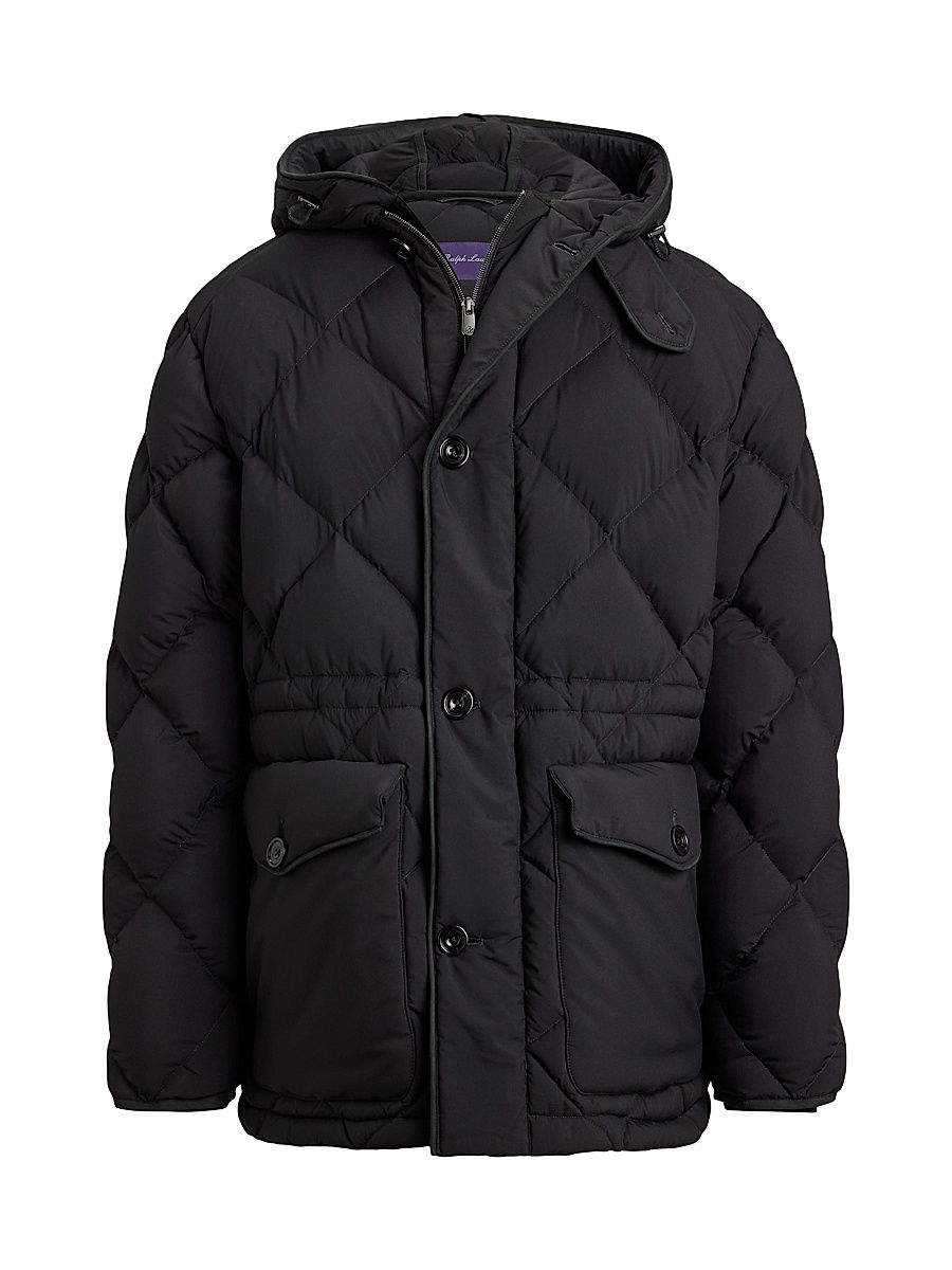 Men's Farley Down Puffer Parka - Polo Black - Size XXL