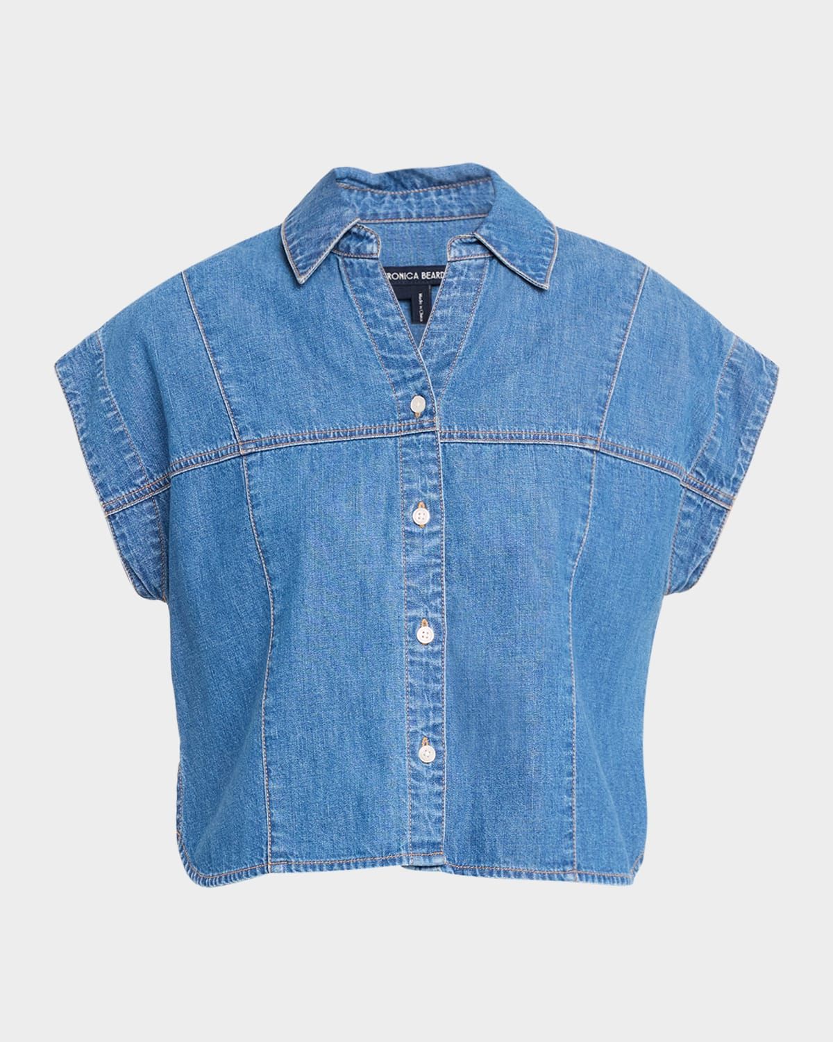 Nestor Denim Button-Down Shirt