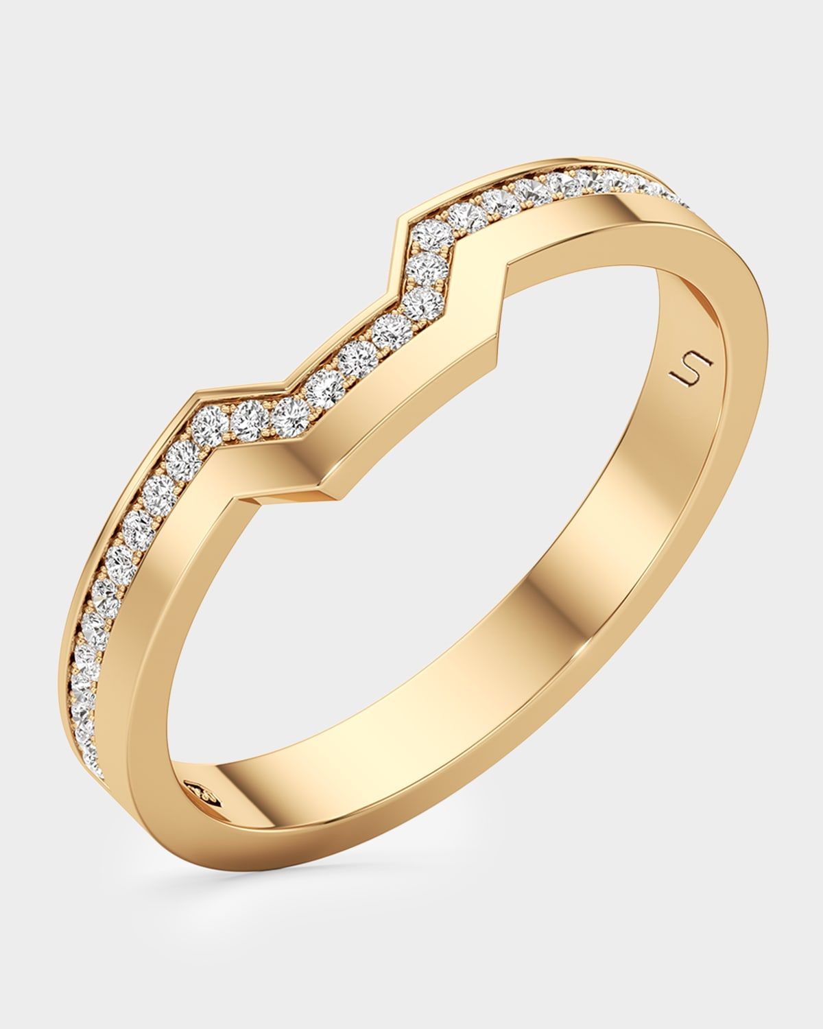 Meta Lab-Grown Diamond Stackable Pave Ring