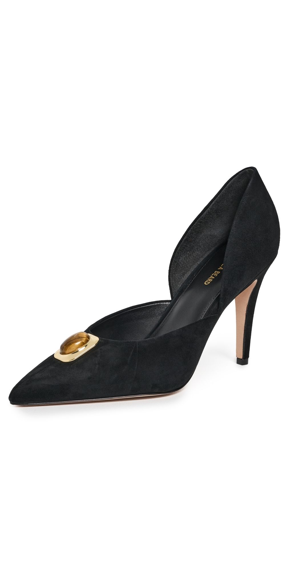 Veronica Beard Lorena Cabochon Pumps Black 8