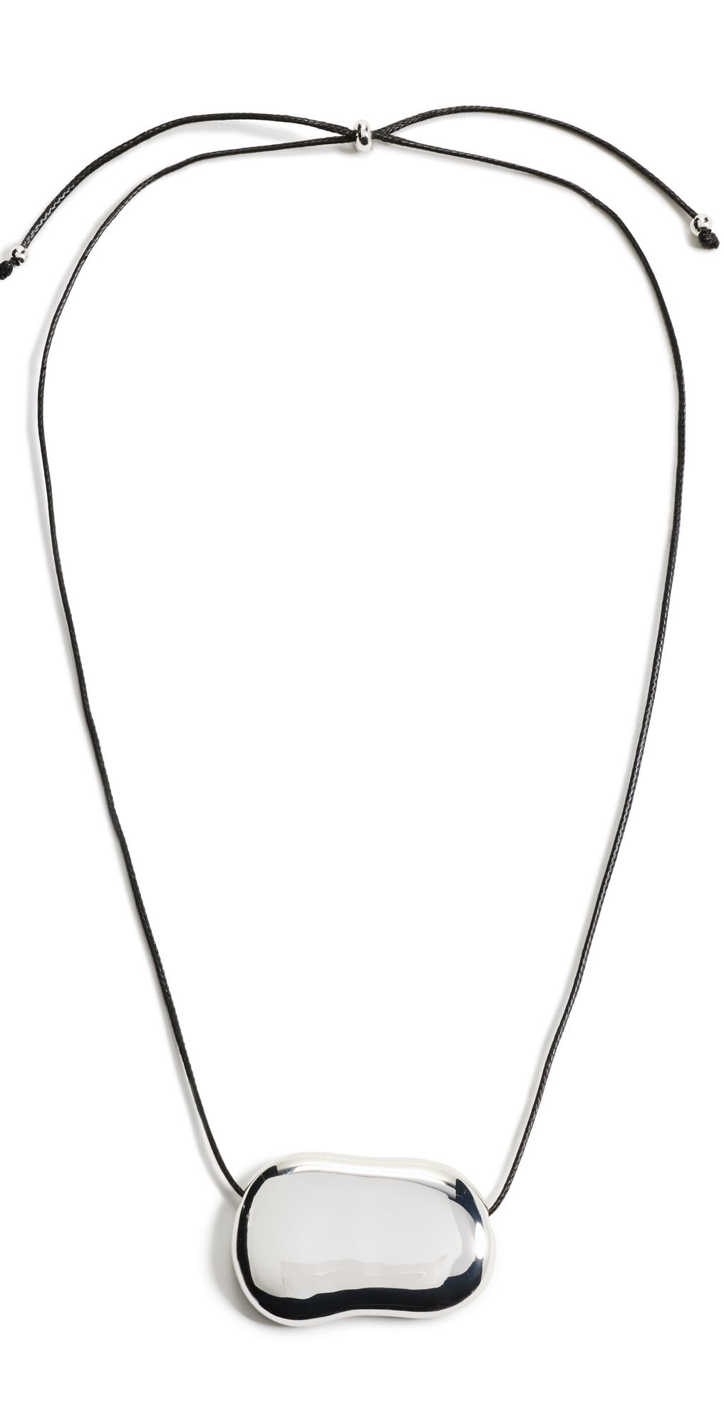 Heaven Mayhem Julia Silver Necklace Silver/Black One Size