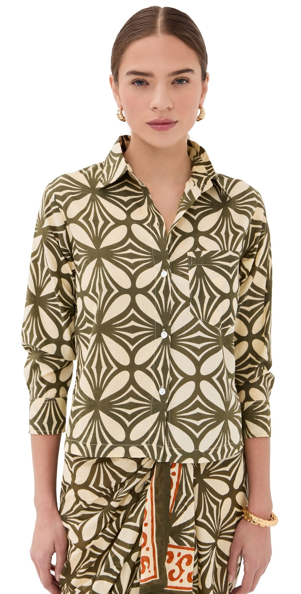 Guadalupe Design Charlotte Shirt Green XS