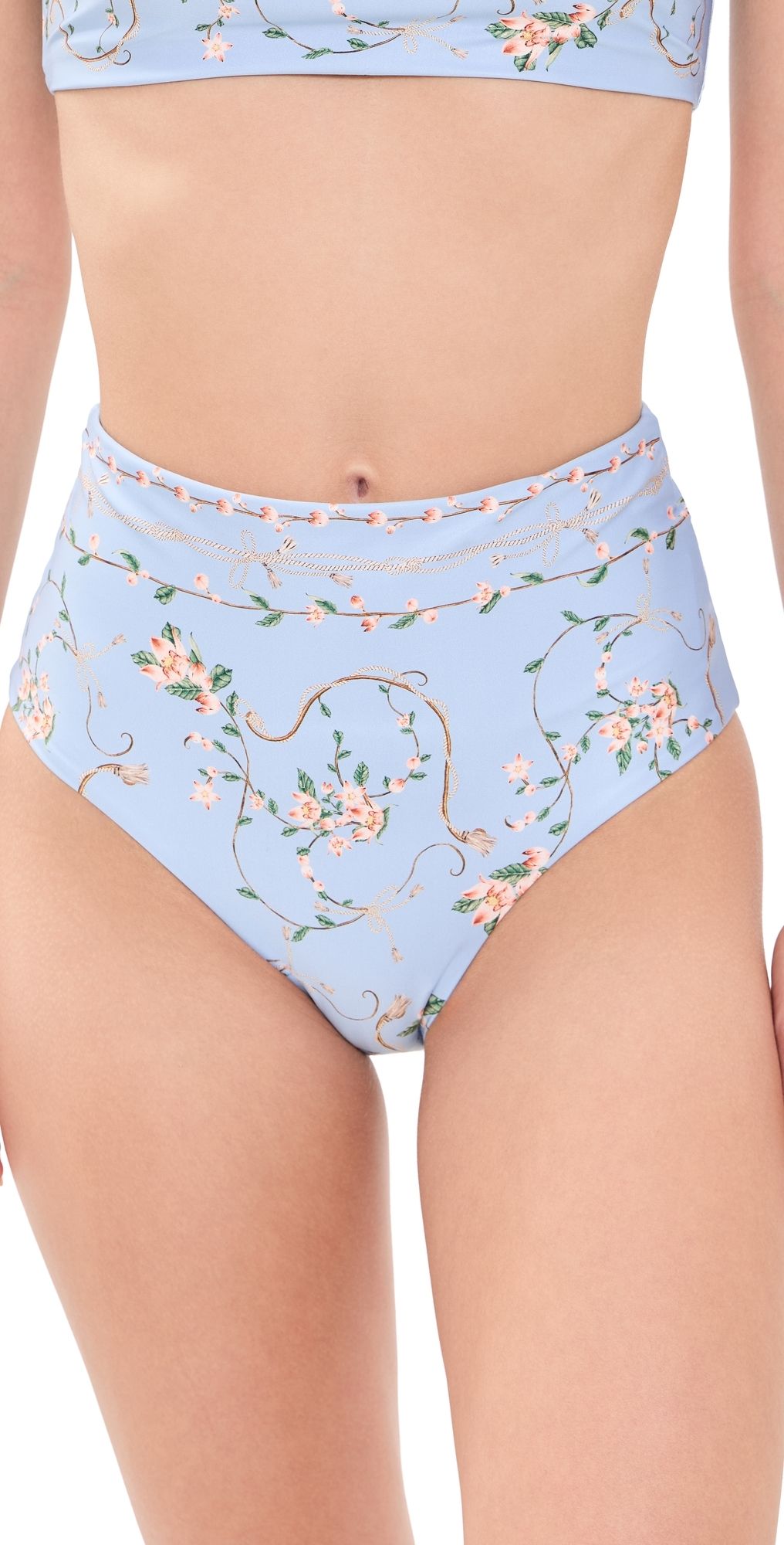 Agua by Agua Bendita Magenta Navegante Bikini Bottoms Multicolor L
