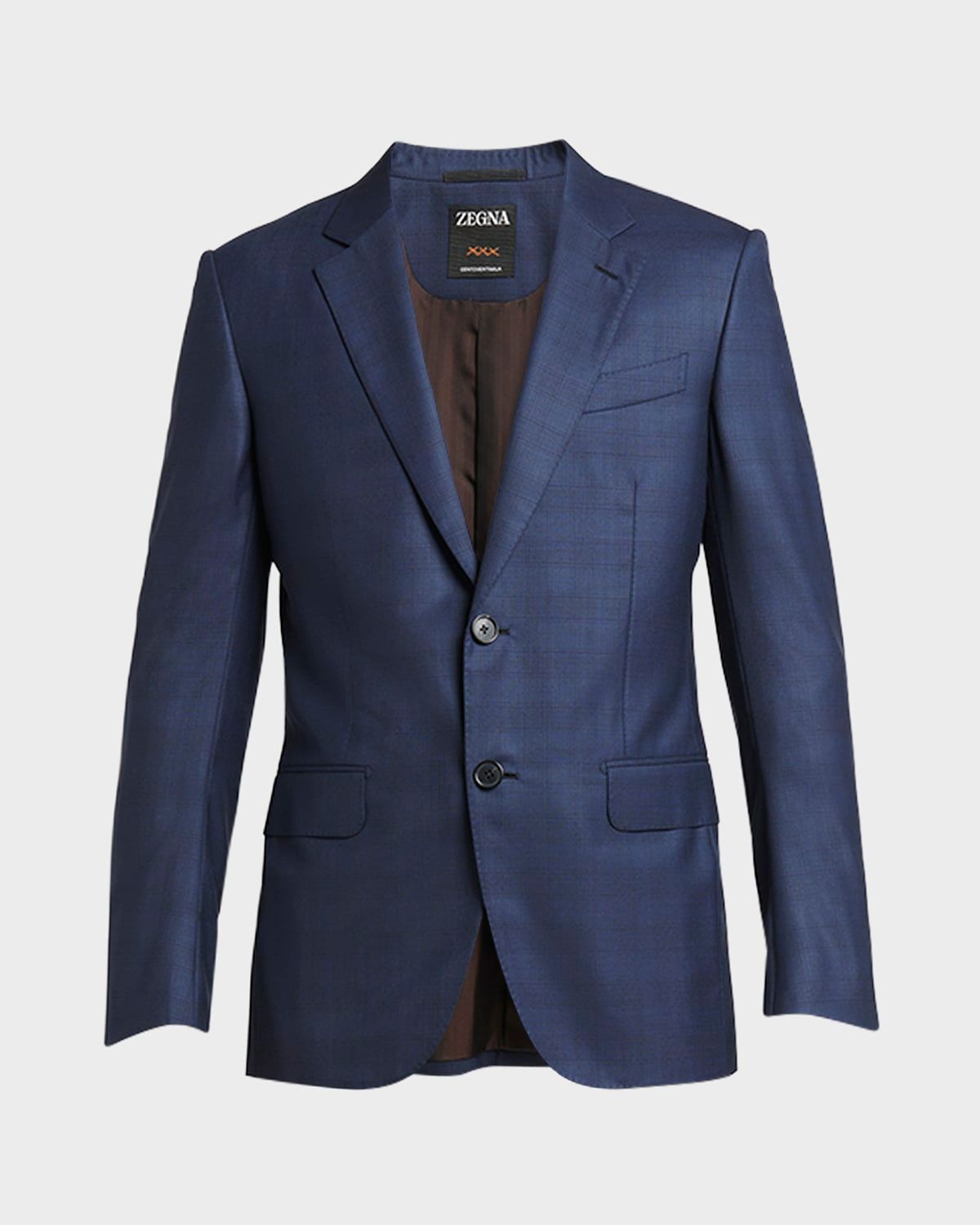 Men & apos;s Centoventimila Tonal Plaid Wool Suit