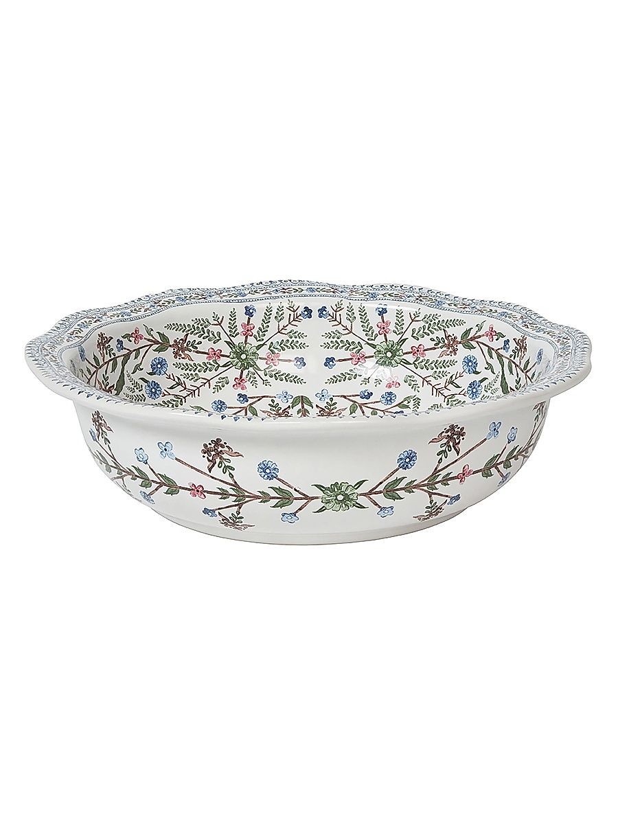 Seville Villa Serving Bowl - Blue