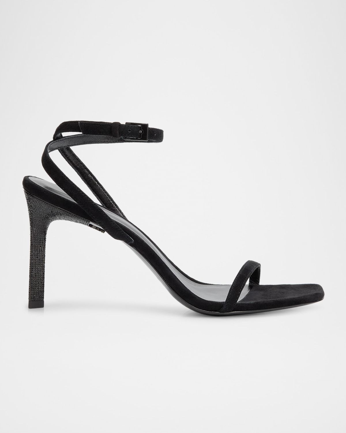 85mm Suede Pave Sandals