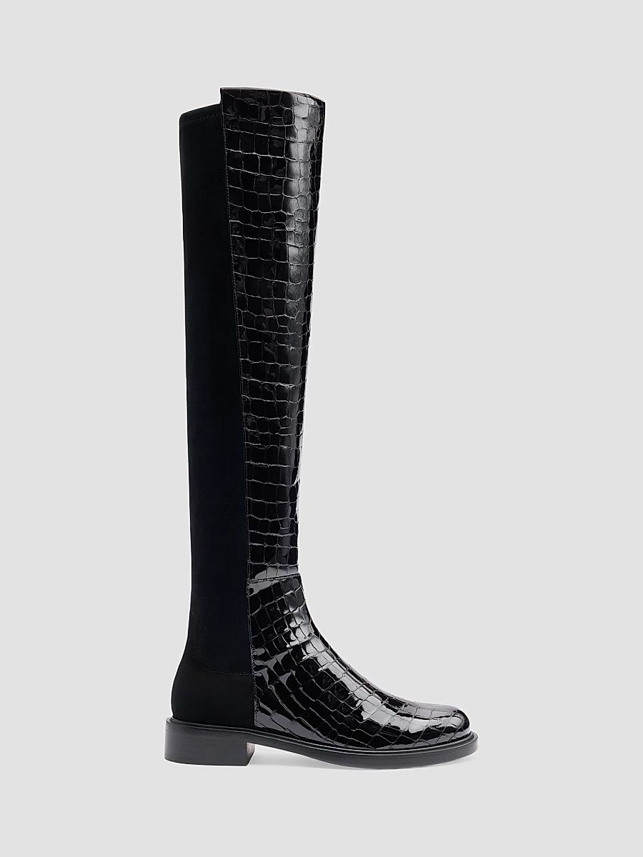 Women's Gisele 20MM Over-the-Knee Boots - Black - Size 9.5