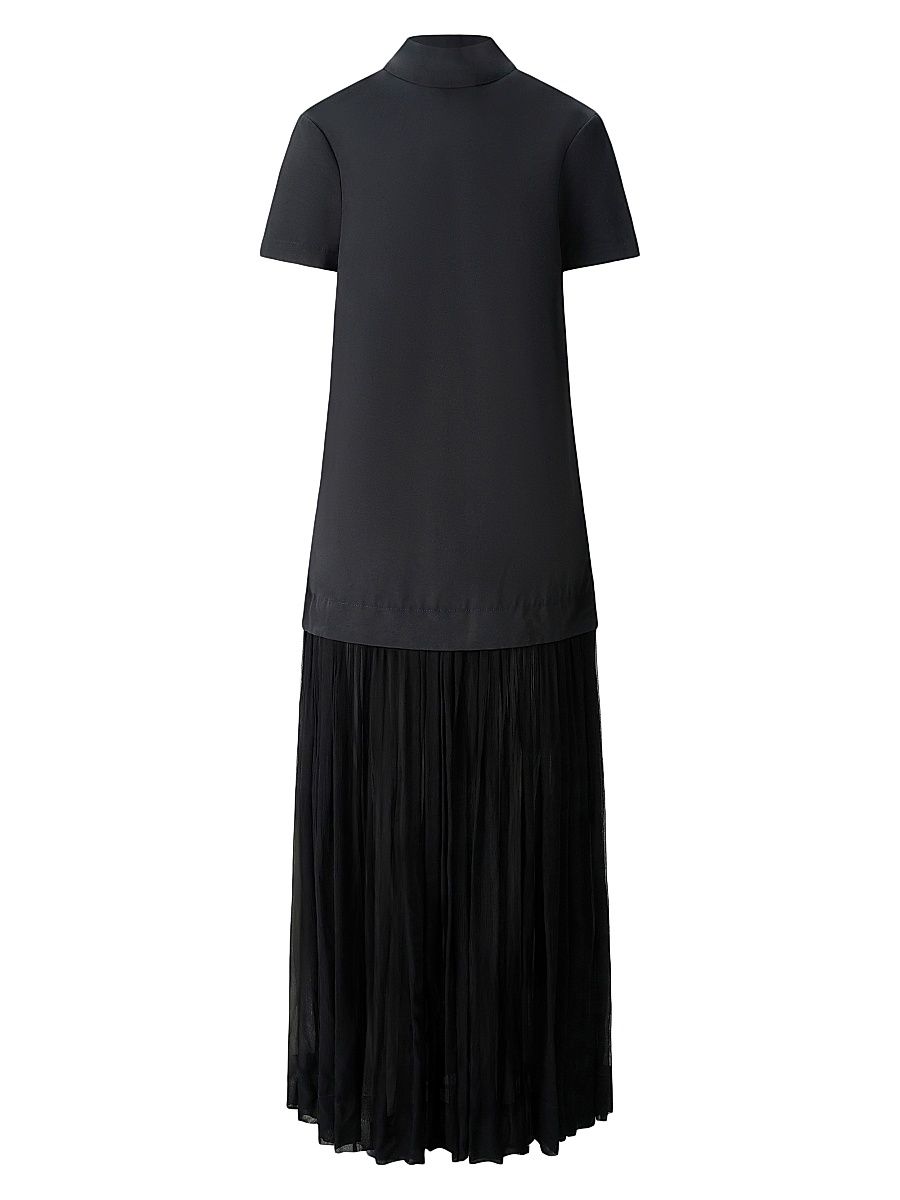 Women's Pia Two-Tone Maxi Dress - Black - Size Large