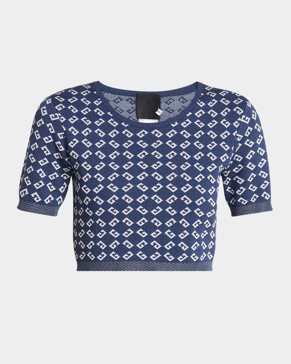 4G Short-Sleeve Crop Top