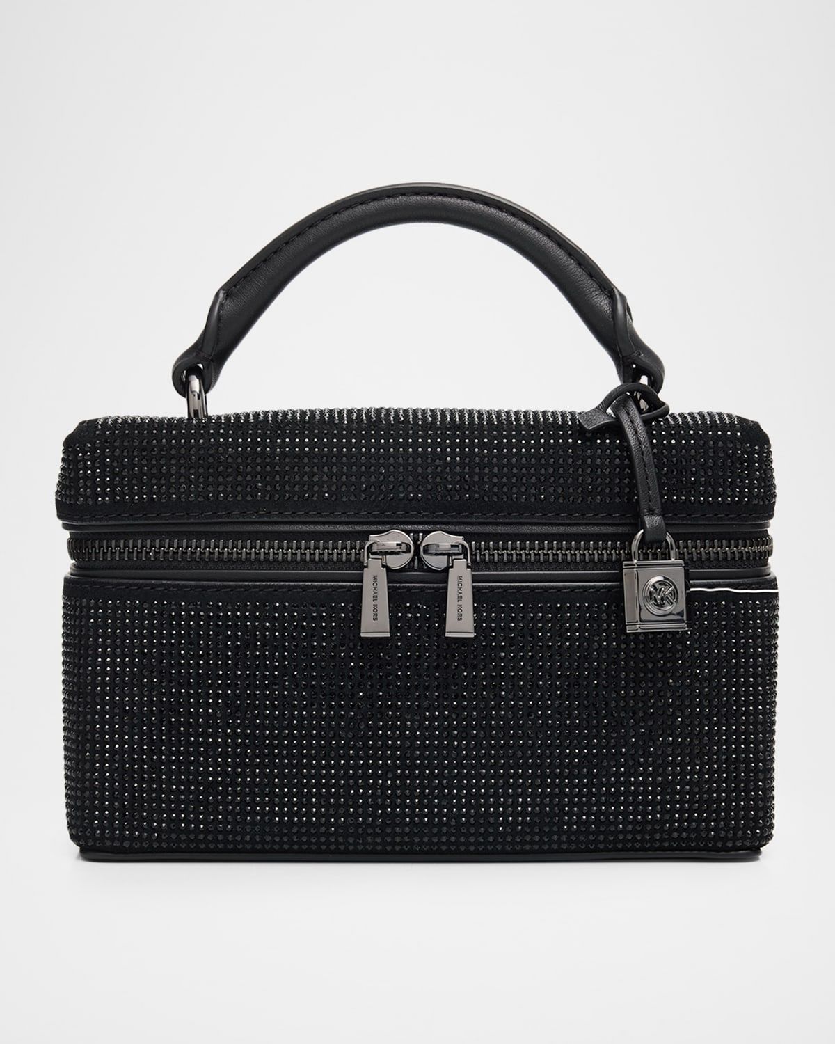 Jana XS Rhinestone Suede Crossbody Bag