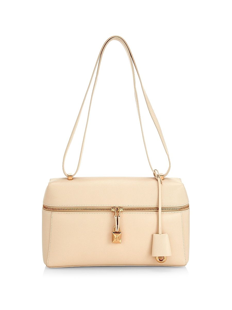 Women's Extra Bag L27 Leather Shoulder Bag - Light Mastic