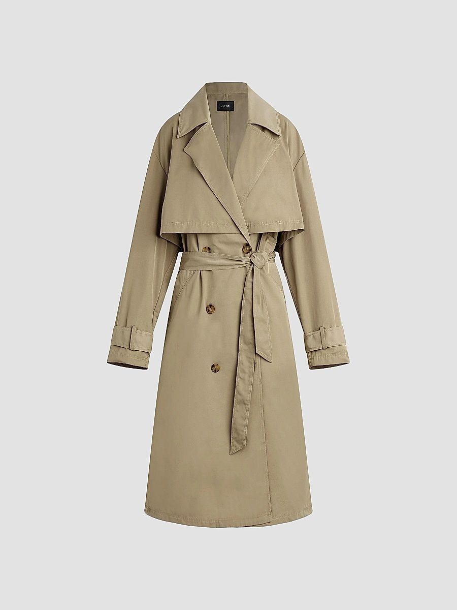 Joe's Jeans Women's Joe's Jeans by Dani Michelle The Elizabeth Trench Coat - Biscotti - Size XL