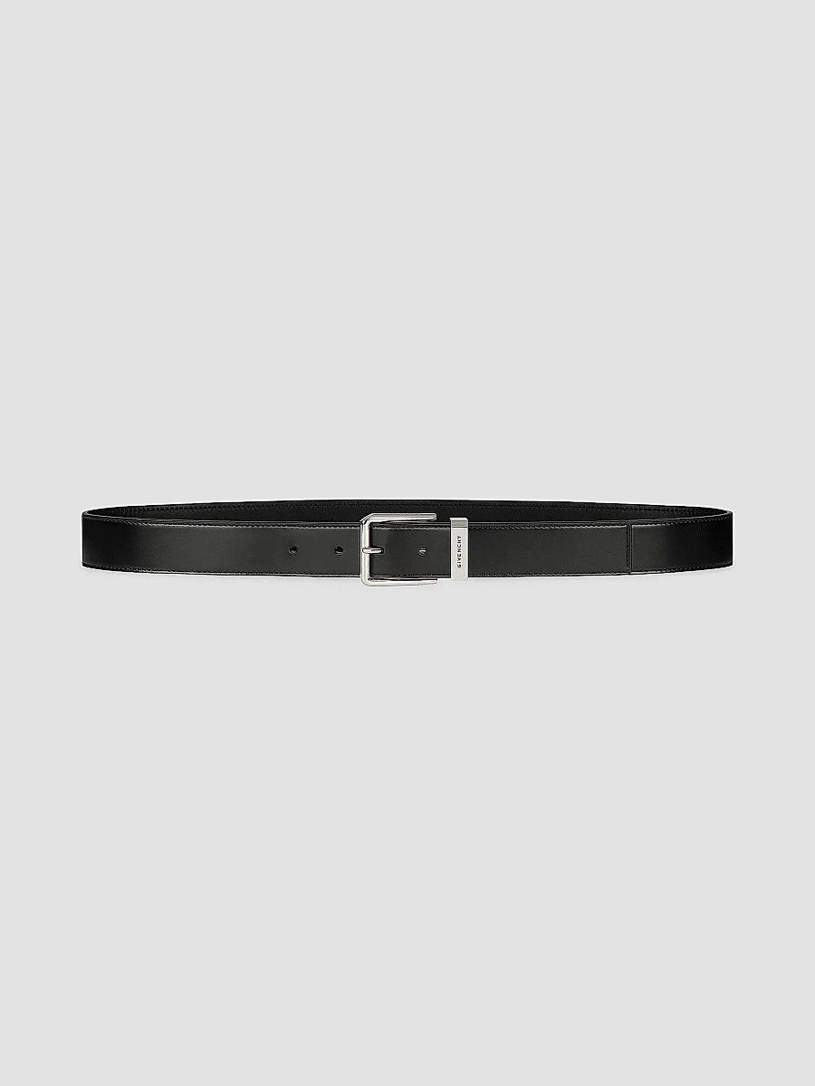 Givenchy Men's Gentleman Belt in Leather - Black - Size 36