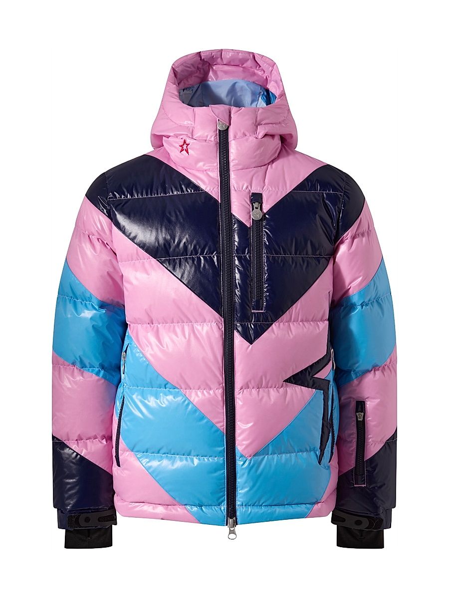 Little Girl's & Girl's Super Mojo Jacket - Pink And Blue - Size 14