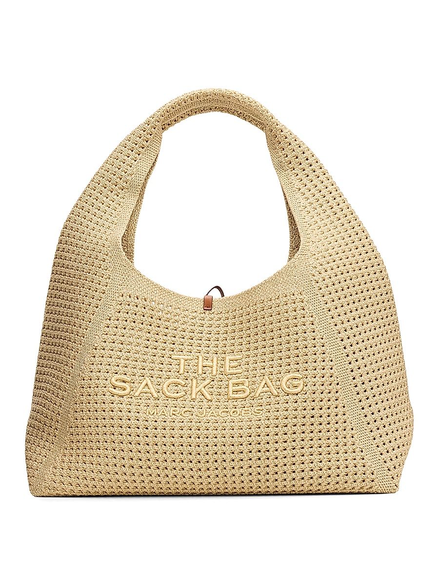 Women's The Crochet Sack Bag - Champagne