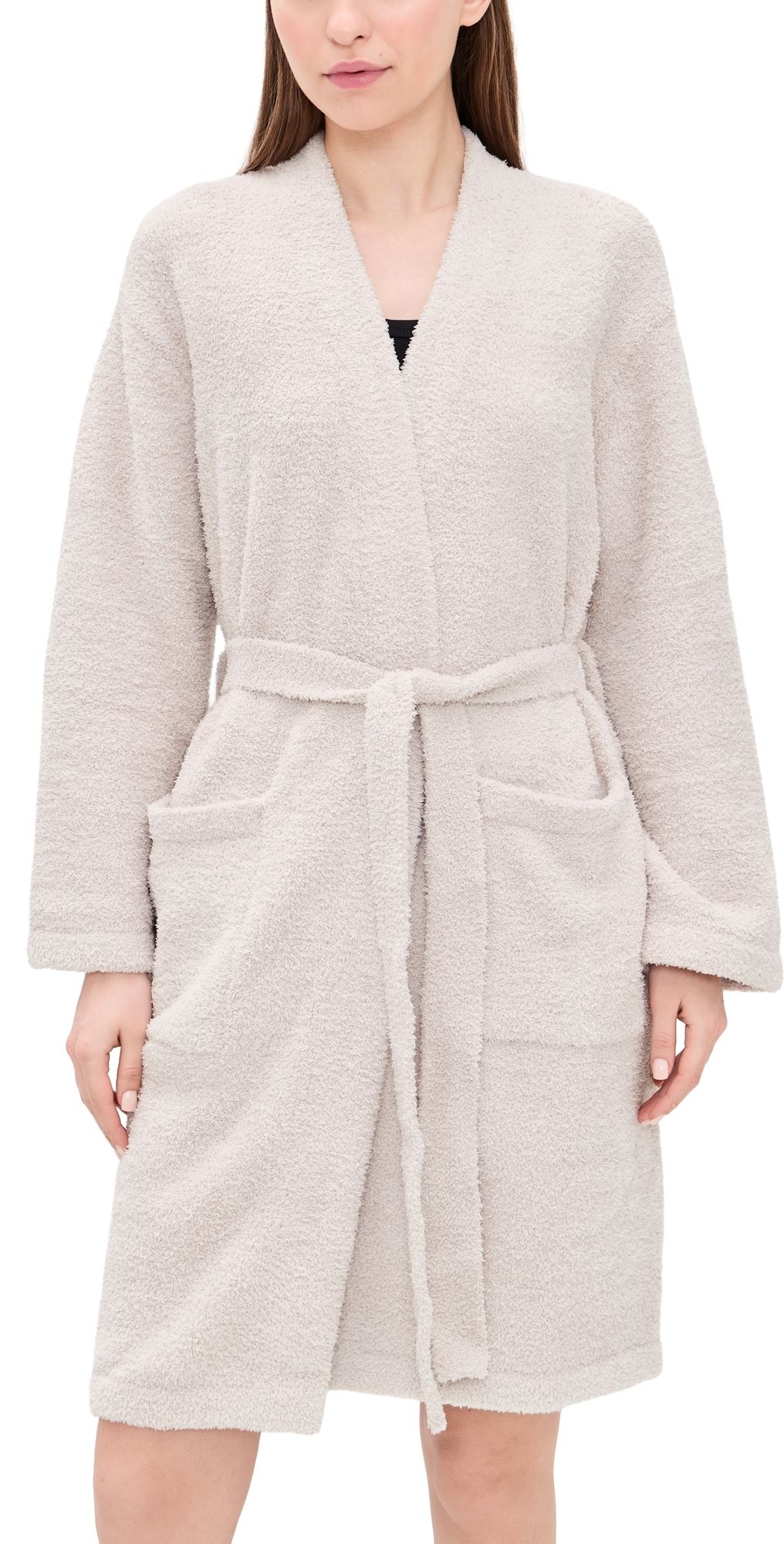 Barefoot Dreams CozyChic Solid Robe Stone XXS/XS