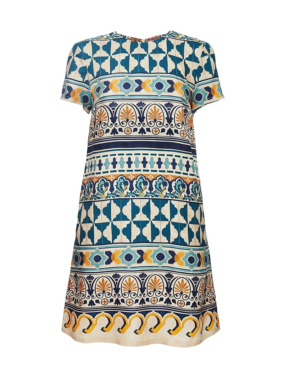 Women's Mini Swing Dress - Casareale Small Cream - Size XXS