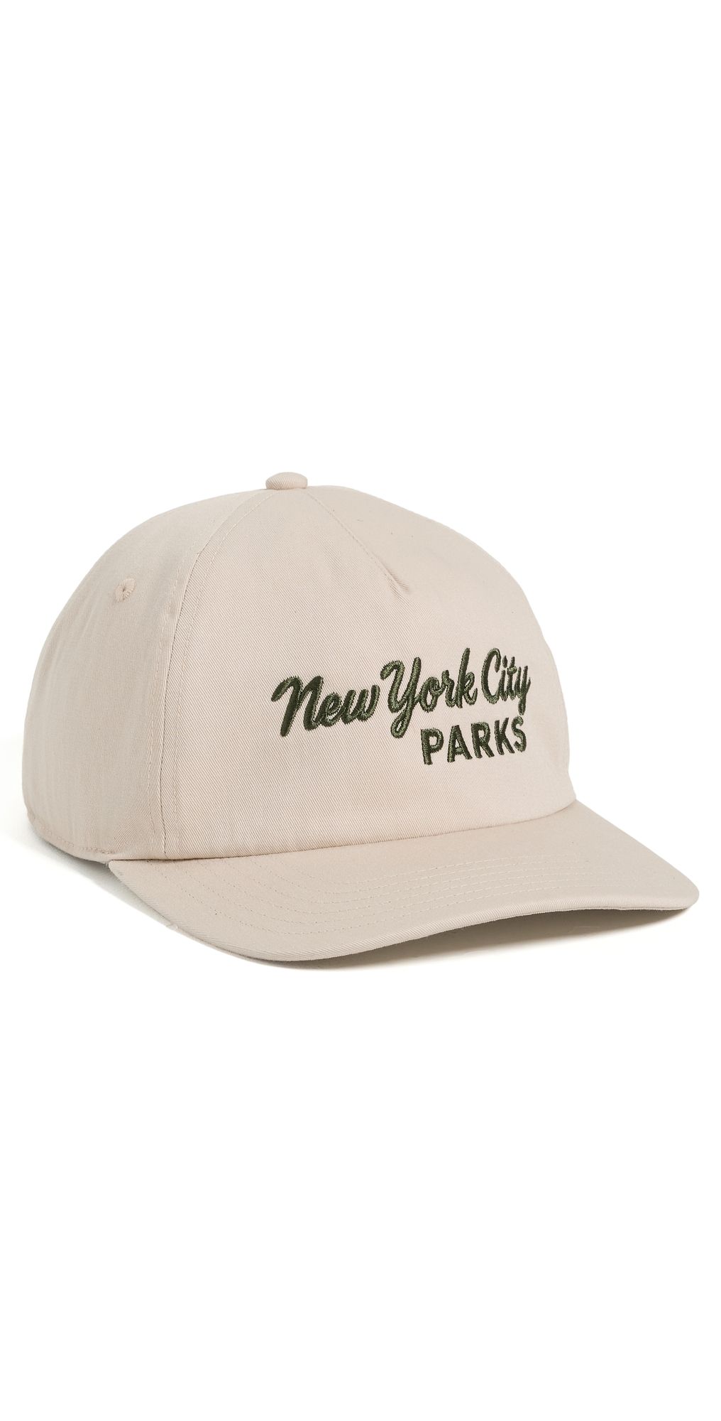 Faherty Faherty x Parks Project NYC Pinchfront Twill Cap Khaki One Size