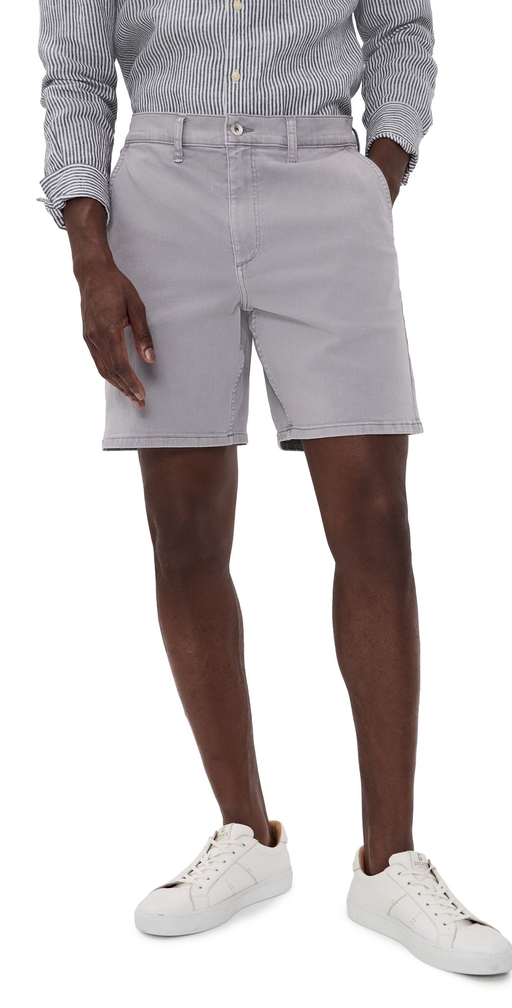 rag & bone Classic Aero Stretch Shorts Bedford Grey 38