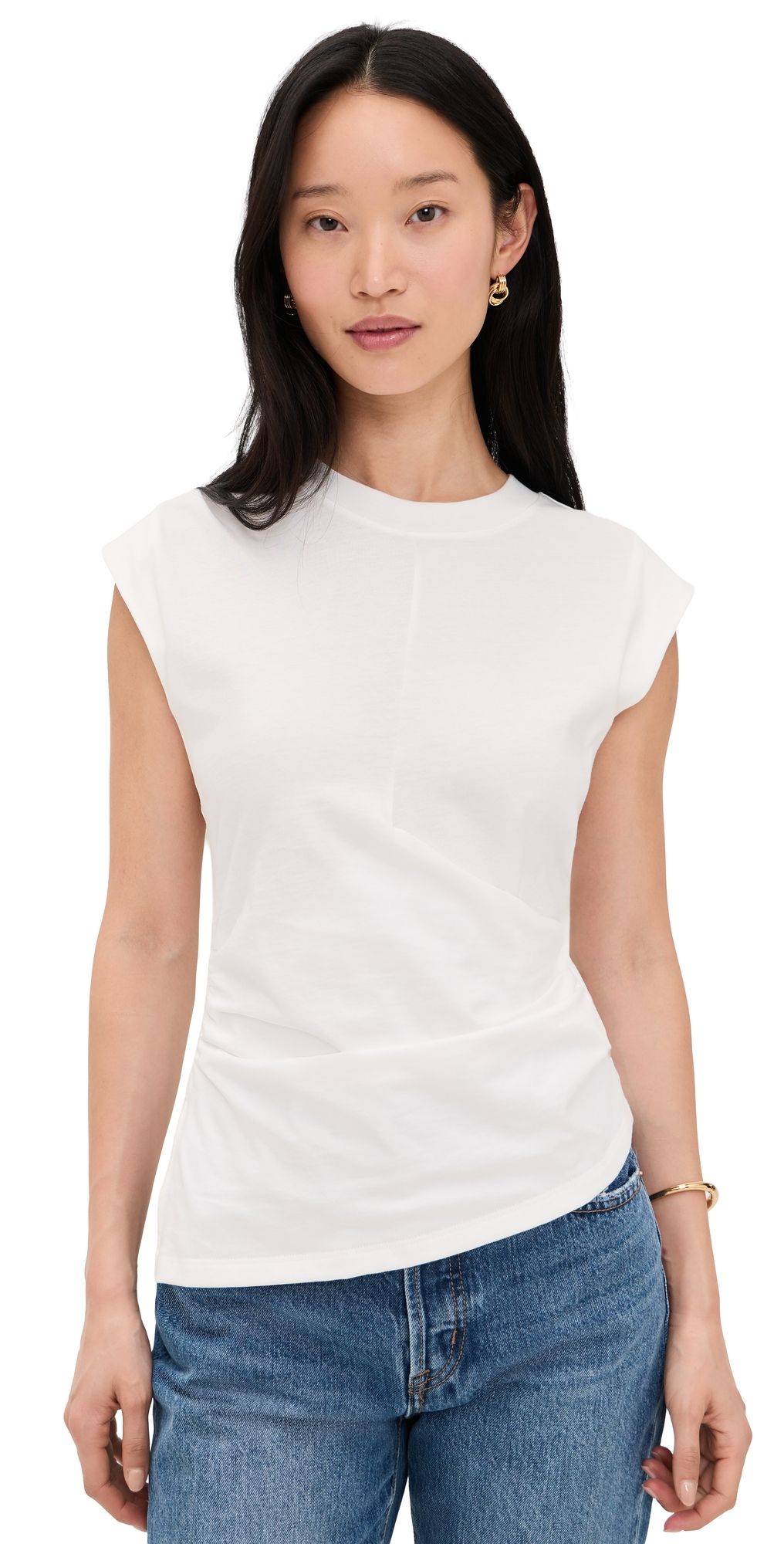 Pistola NYA Draped Tee Le Blanc XS