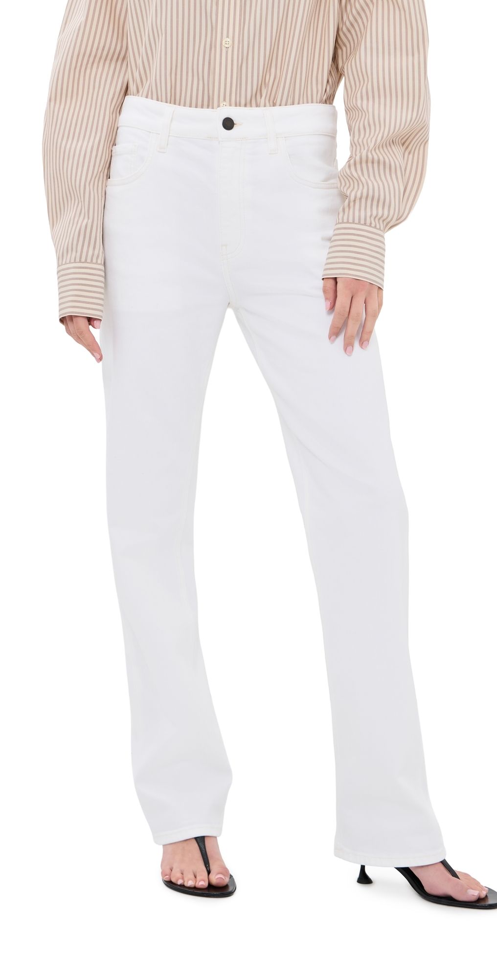 Kallmeyer Farah Classic Bootcut Jeans Talc 28
