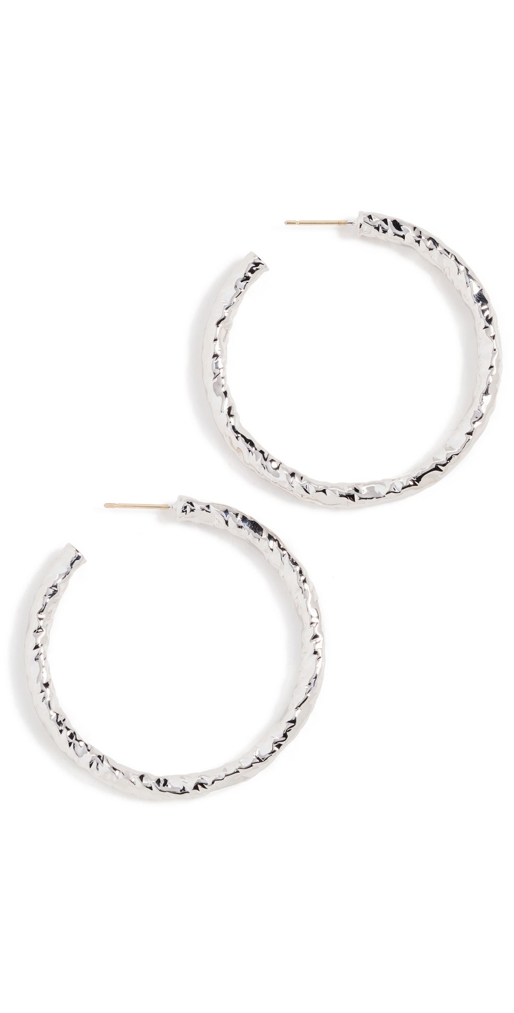 Jennifer Fisher 1.5 Hailey Baby Hoops Silver One Size