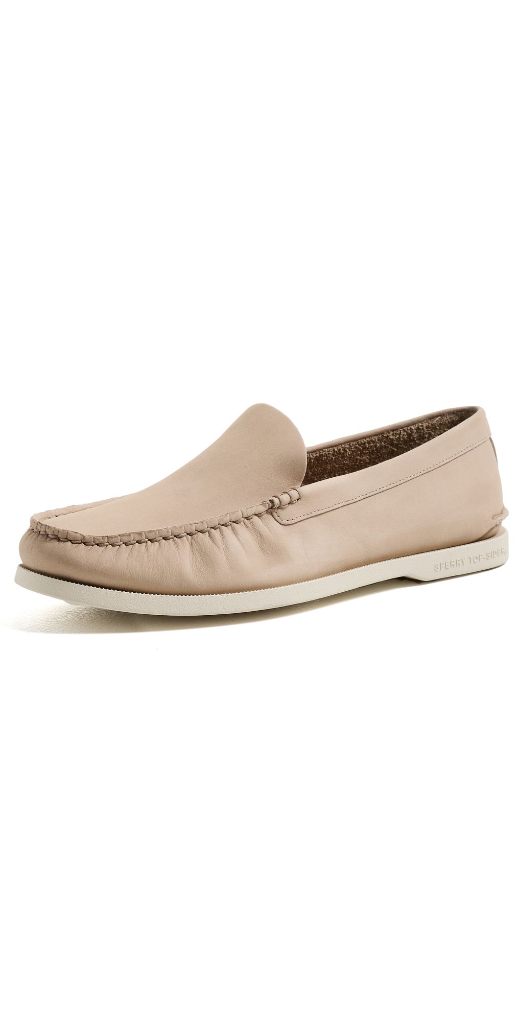 Sperry Authentic Original Leather Venetian Loafers Ivory 10
