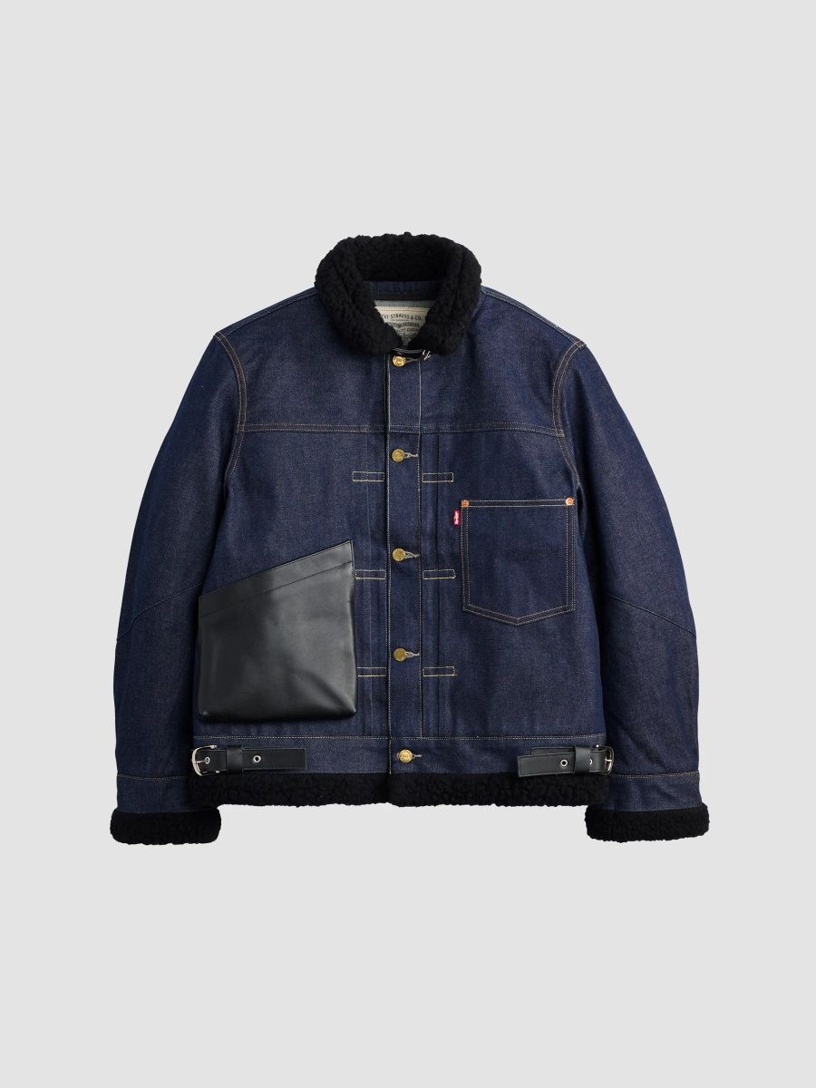 sacai Men's sacai x Levi's Denim Jacket - Indigo - Size Small