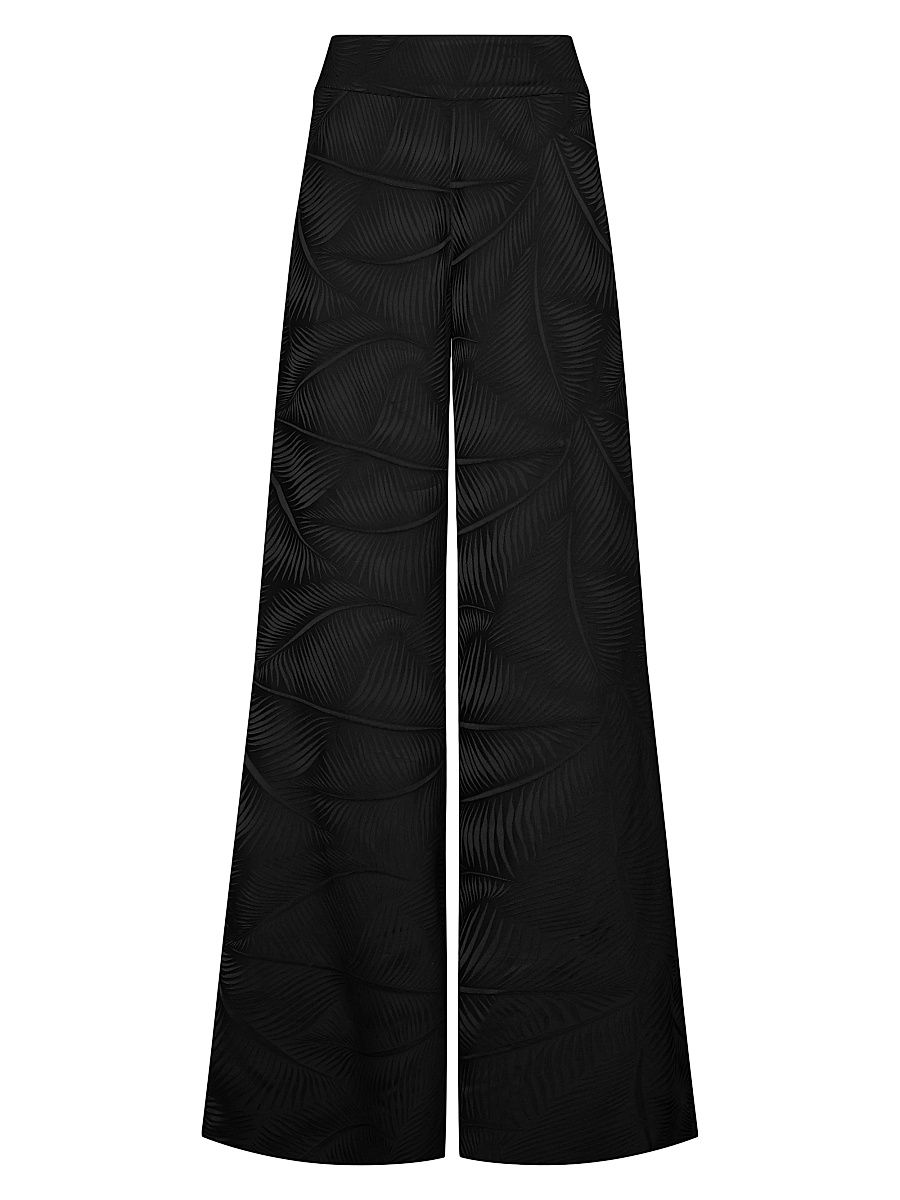 Women's Micaela Laidback Energy Wide-Leg Pants - Black - Size 2