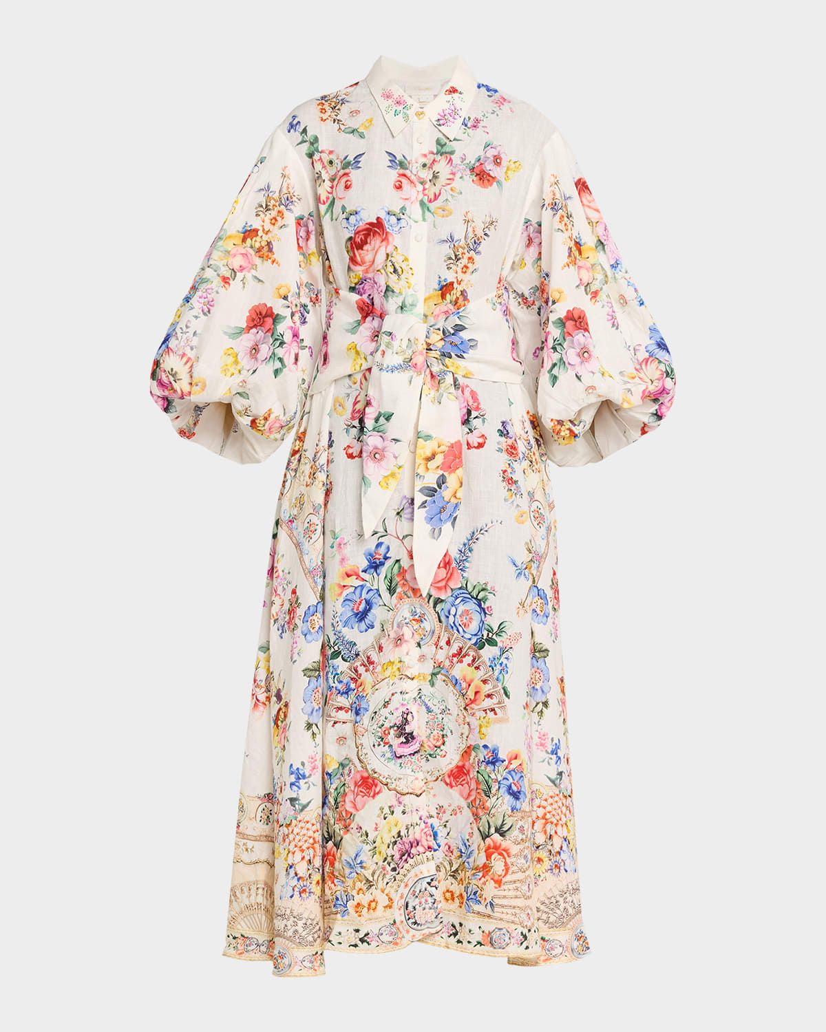 I Left My Heart in Granada Shirtdress with Bubble Sleeves